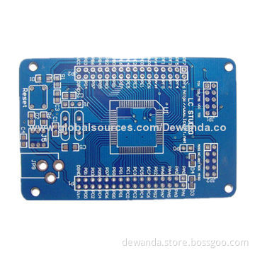 Multilayer PCBs, 1oz Cu thickness, 1.6mm board thickness, blue solder mask